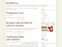 Tablet Screenshot of kusor.net
